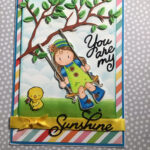 Swing – A- Long Card    Prisma Color Pencils,            on Staples 100lb Cardstock.