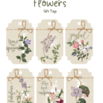 Printable – Flower Gift Tags