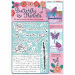 Butterfly Florals Stamp Set.